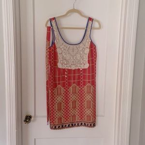 70s Silk Dress with Sash